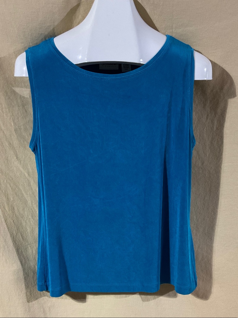 Travelers by Chico’s Size XL Teal Scoop Neck Sleeveless Tank Top